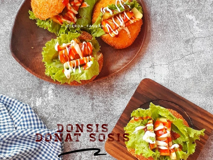 Cara Gampang Menyiapkan Resep Donat Sosis 예르다 🌮 yang Uenak Anti Ribet, Menggugah Selera