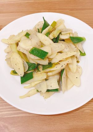 減脂好朋友🥦清炒茭白筍 的食譜成品照片