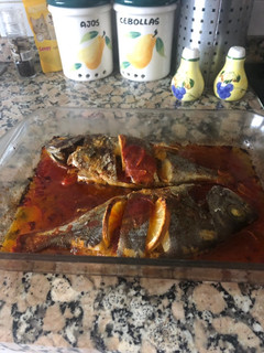 Una foto de Pescado al horno