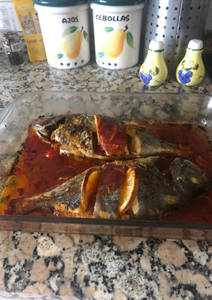 Una foto de Pescado al horno