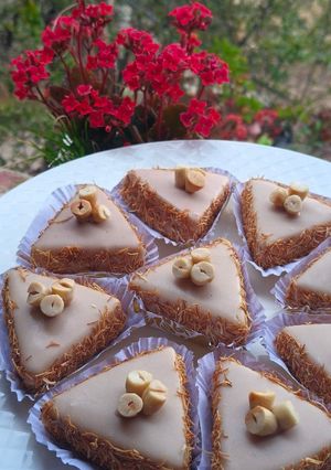 صورة لوصفة صابلي بريستيج بذوق الكاراميل وبحشوة جد رائعة 🍰🍯🍥🥮
