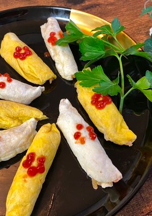 A picture of One-Bite Omu Rice.