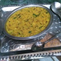 A picture of Moong split dal khichri.