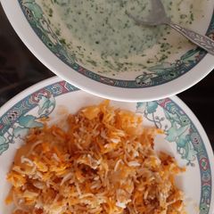 A picture of Biryani.