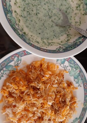 A picture of Biryani.