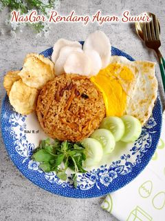 Foto resep Nasgor Rendang Ayam Suwir