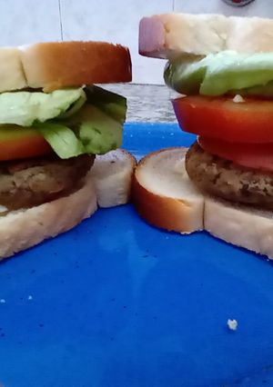 Una foto de Hamburguesas de lentejas