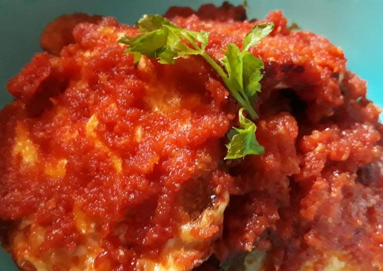 Resep masakan Balado telur ceplok | Resep Bumbu Balado telur ceplok Yang Enak Banget