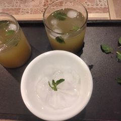 A picture of Chatpata mint and lemon summer cooler.