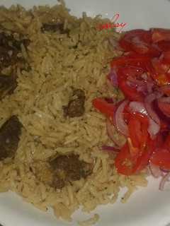 A picture of Beef pilau #myricedishcontest.