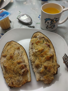 Una foto de Berenjenas rellenas