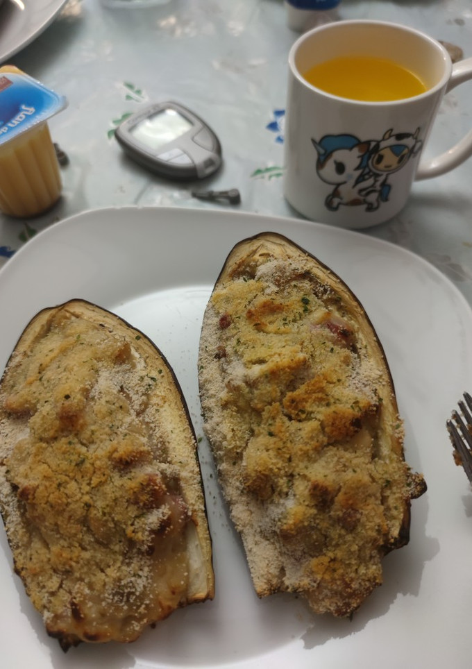 Una foto de Berenjenas rellenas