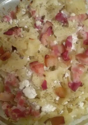 Kapros- túrós tészta recept fotója