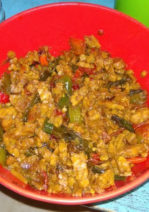 Foto resep Oseng tempe kembang brambang