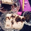 Eggless super delight brownie with vanilla icecream
