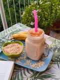 Smoothie με βρώμη και μπανάνα