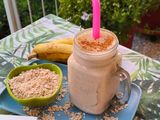 Smoothie με βρώμη και μπανάνα