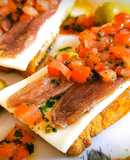 Pincho de Sardinas anchoadas con queso manchego