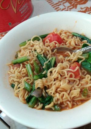 Foto resep Mi instan pedas