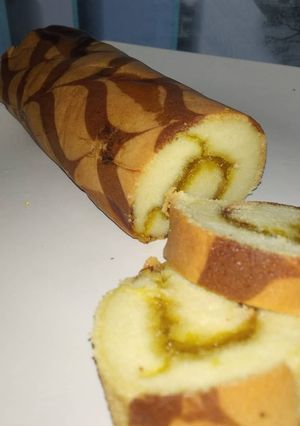 Foto resep Bolu gulung motif