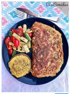 A picture of Fluffy oats Omelette.