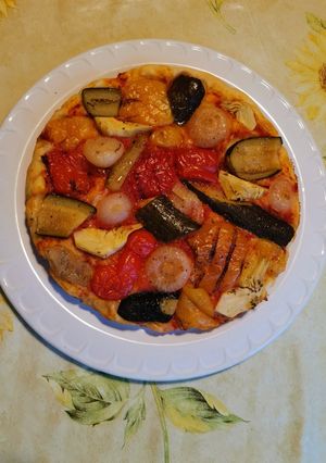 Foto di Pizza vegetale