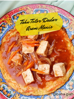 Foto resep Tahu Telor Dadar Asam Manis