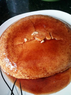 Una foto de Flan