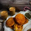 Cottage Cheese Pea Croquettes (chana koraishutir chop bong style)