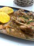 Conejo Salmorejo con Alubias Blancas – rabbit with haricot beans