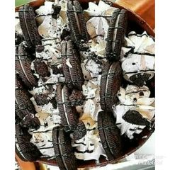 A picture of Chocolate oreo ice cream.