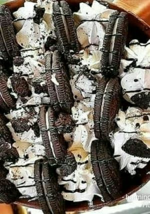 A picture of Chocolate oreo ice cream.