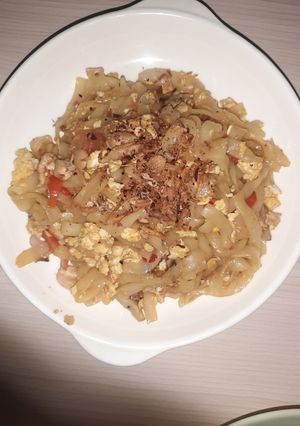 Foto resep Kwetiaw goreng ayam jamur