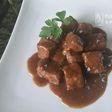 Lomo caramelizado en salsa de ostras en GME, F y G y TRADICIONAL
