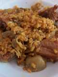 324. Arroz con costillas y alcachofas