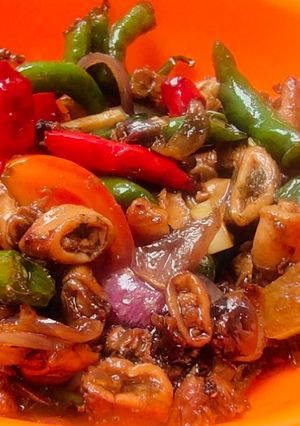 Foto resep Tumis Cumi Asin Tanjung Binga