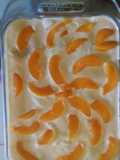 Pastel frío de galletas marias