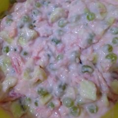 A picture of Fruit Custard.