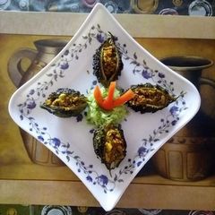 A picture of Stuffed Bitter Gourd.