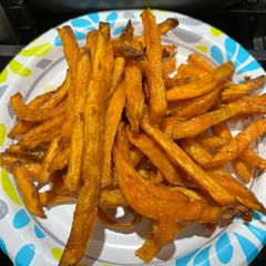 A picture of Crispy Air Fryer Sweet Potato Fries.