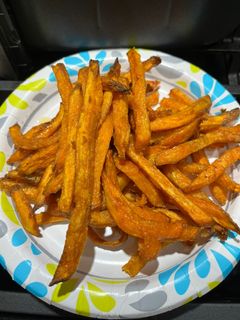 A picture of Crispy Air Fryer Sweet Potato Fries.