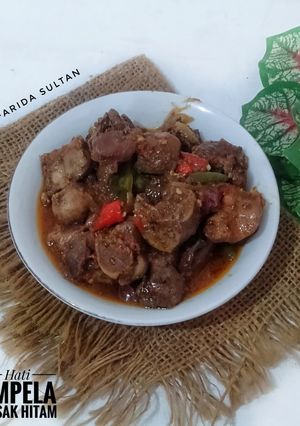 Foto resep Hati Ampela Masak Hitam