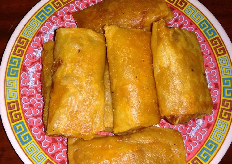 Resep Cheesy bolognaise spring rolls yang Enak