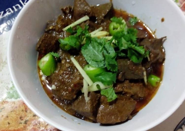 Beef masalaydar Kaleji