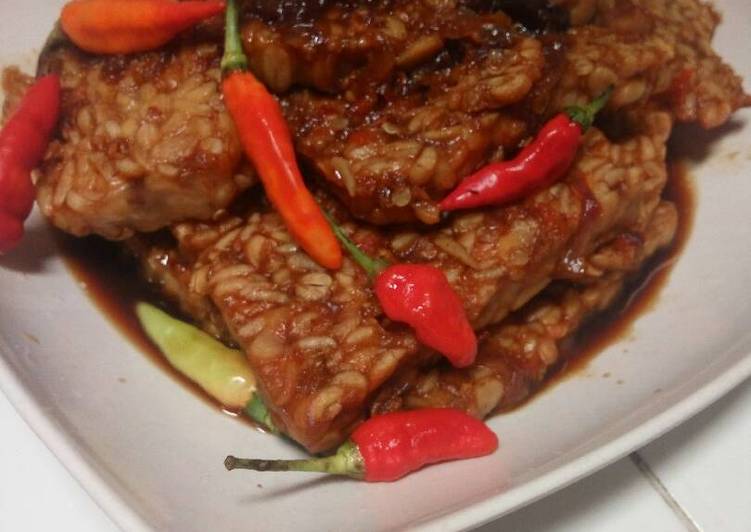 Resep Tempe bacem istimewa Anti Gagal