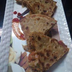 A picture of Pizza paratha.