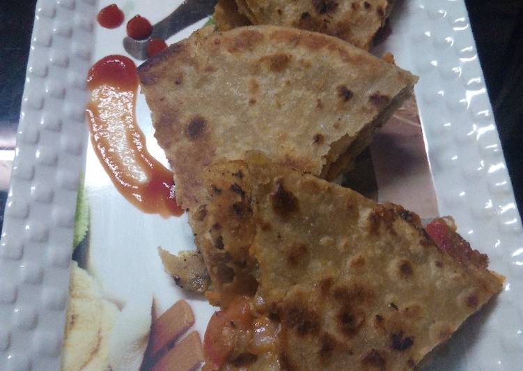 Pizza paratha