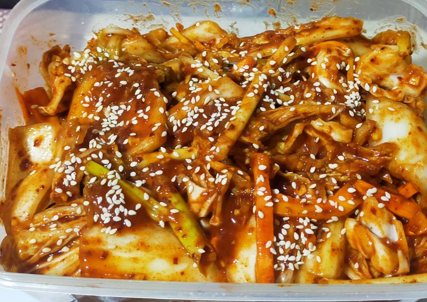 Kimchi homemade