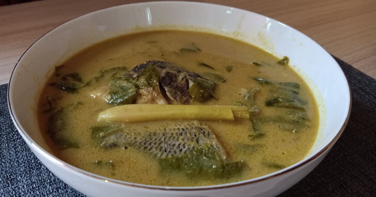Kuah pliek ue ikan mujair (patarana / masakan aceh)