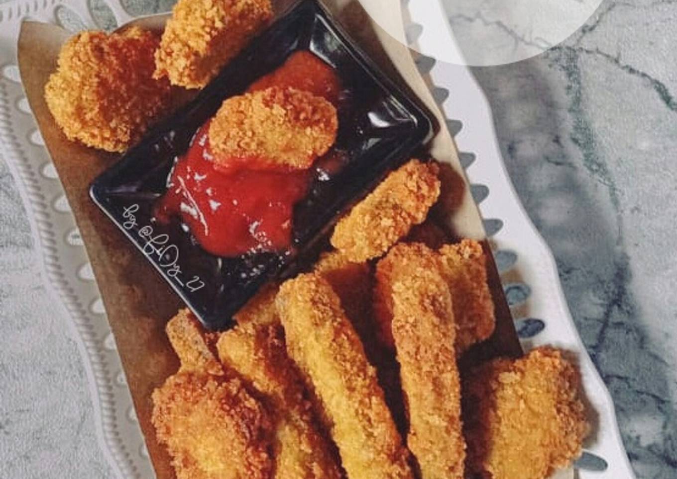Nugget Ayam Tahu Bayam Merah